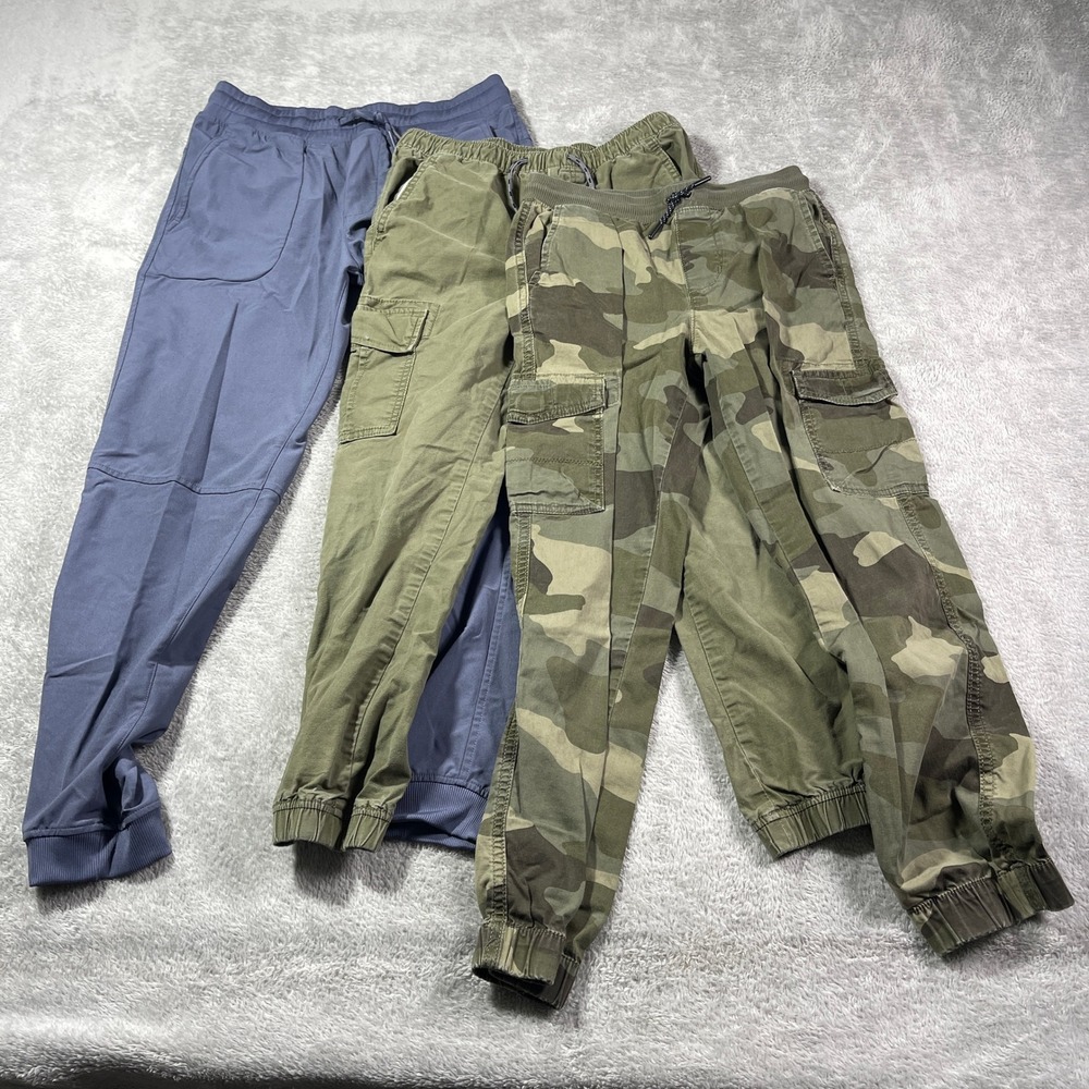 Bundle‎ Wonder Nation Gap Sonoma Kids Jogger Pants Cargo Casual Comfy Size XL M